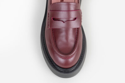 Les244 MOCASSINO BURGUNDY